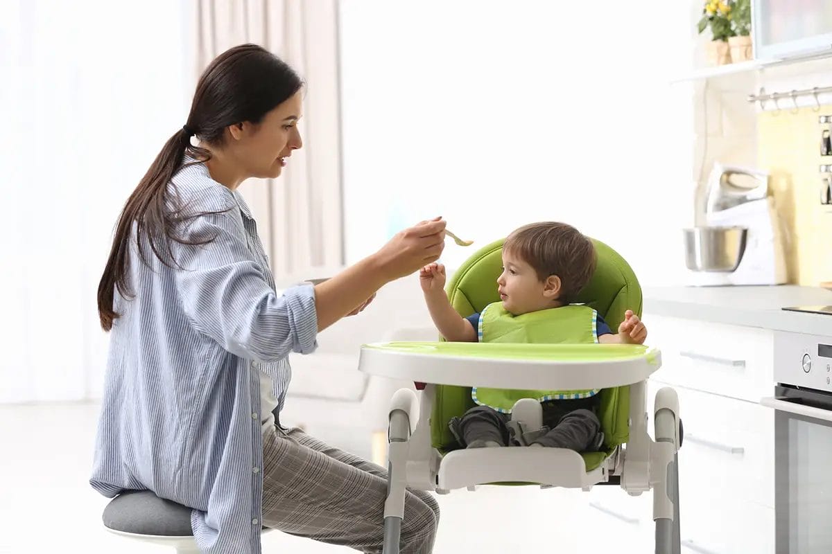 Allow the Caregiver To Feed the Baby