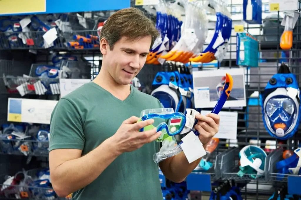 purchasing a snorkel set for hawaii