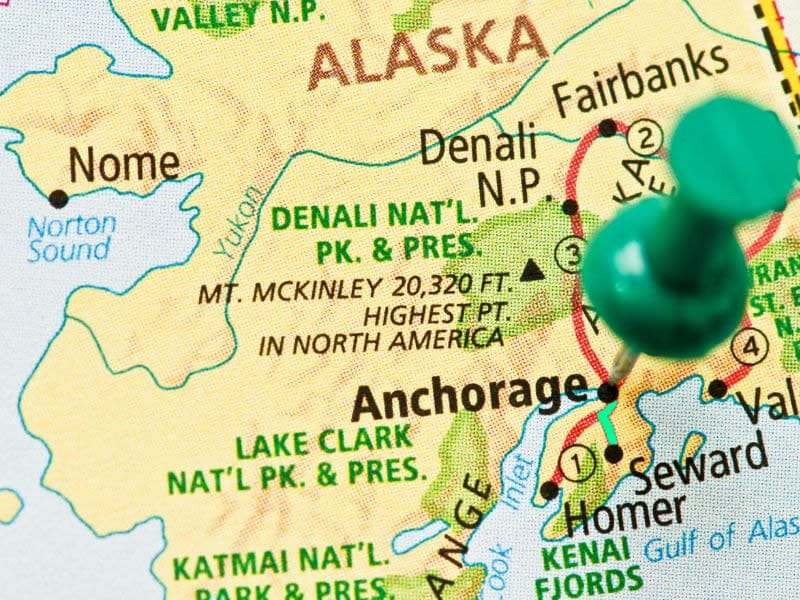 Drive between Anchorage and Seward plus 8 Amazing Scenic Stops
