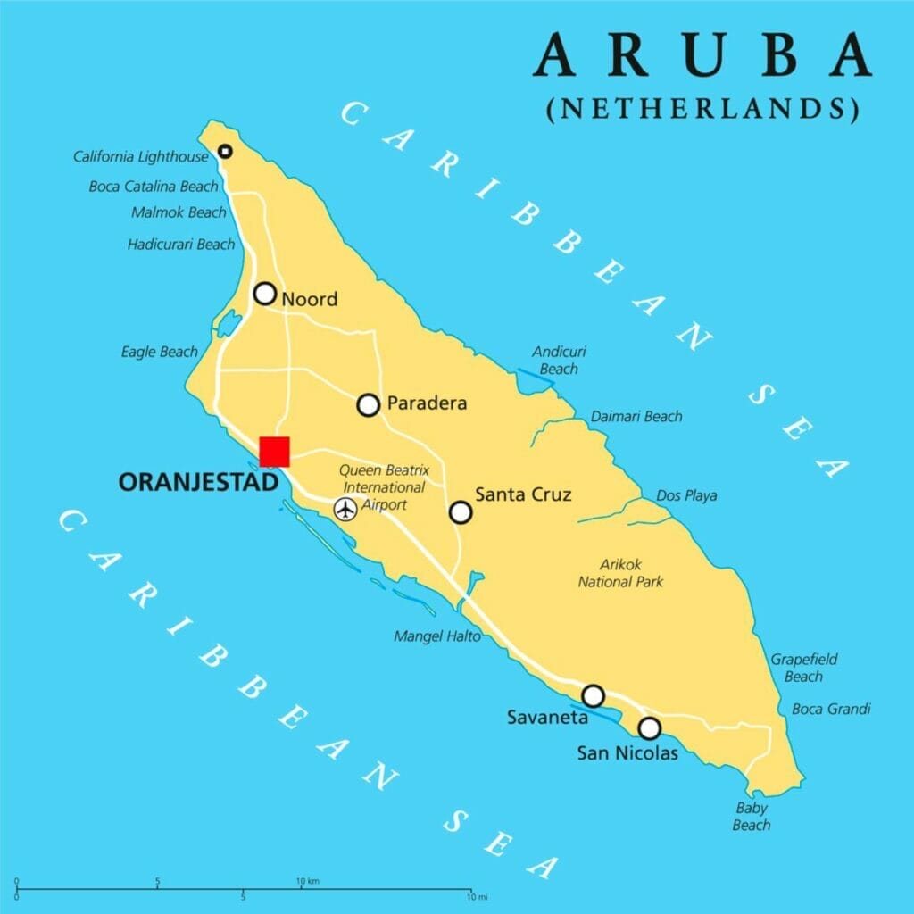 How Many Cities are in Aruba