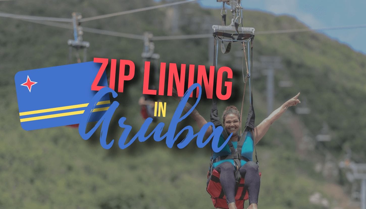 ziplining in aruba