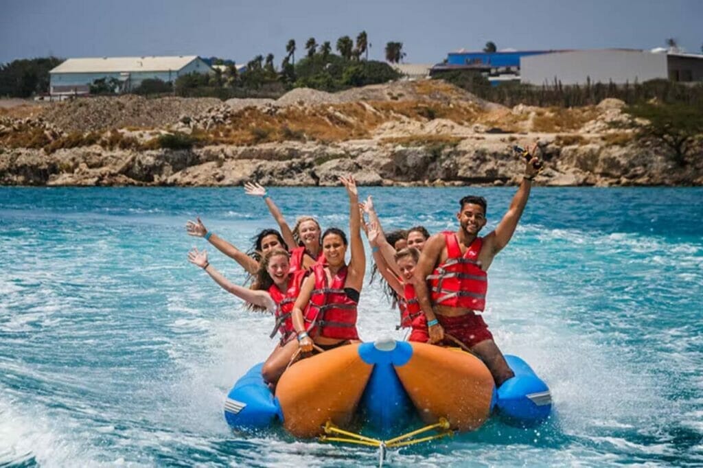water fun on De Palm Island in Aruba