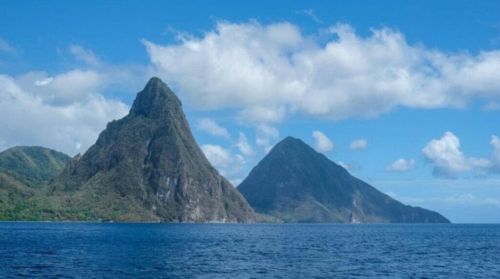 History of the Pitons