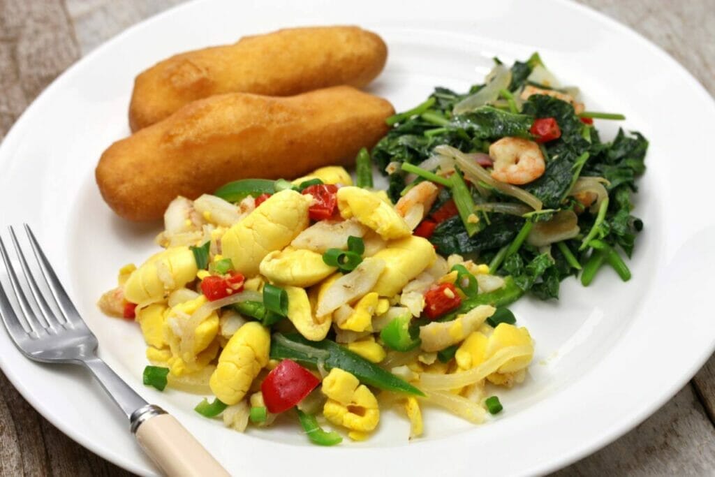 Jamaican Breakfast Favorites Ackee and Saltfish