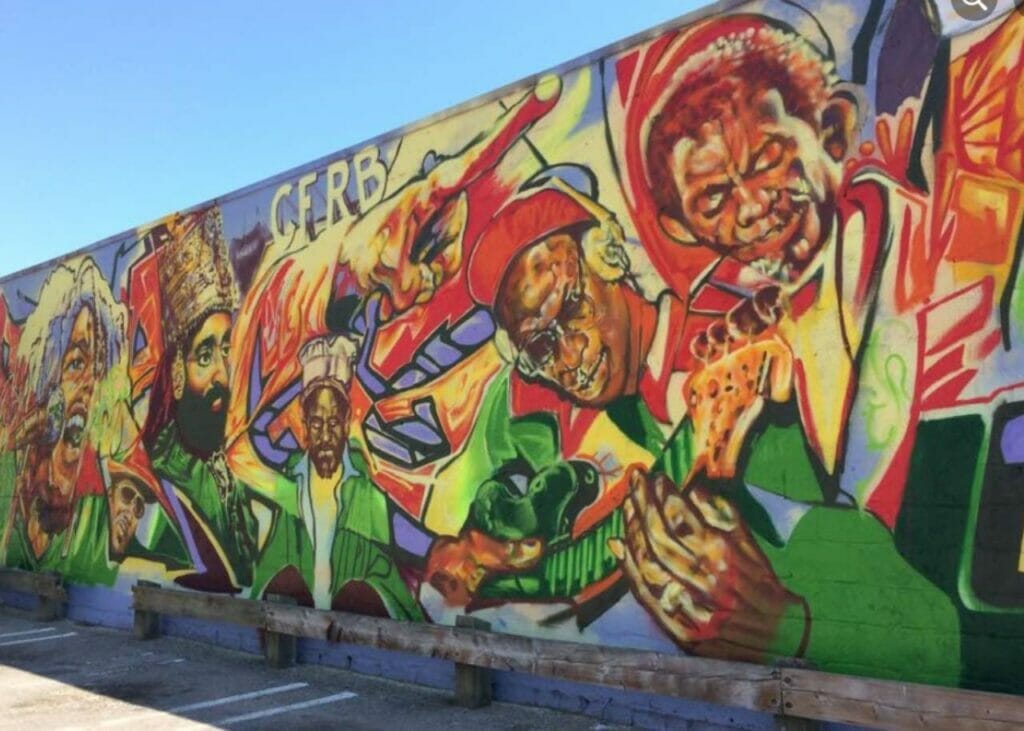 Rasta-Inspired Murals and Street Art