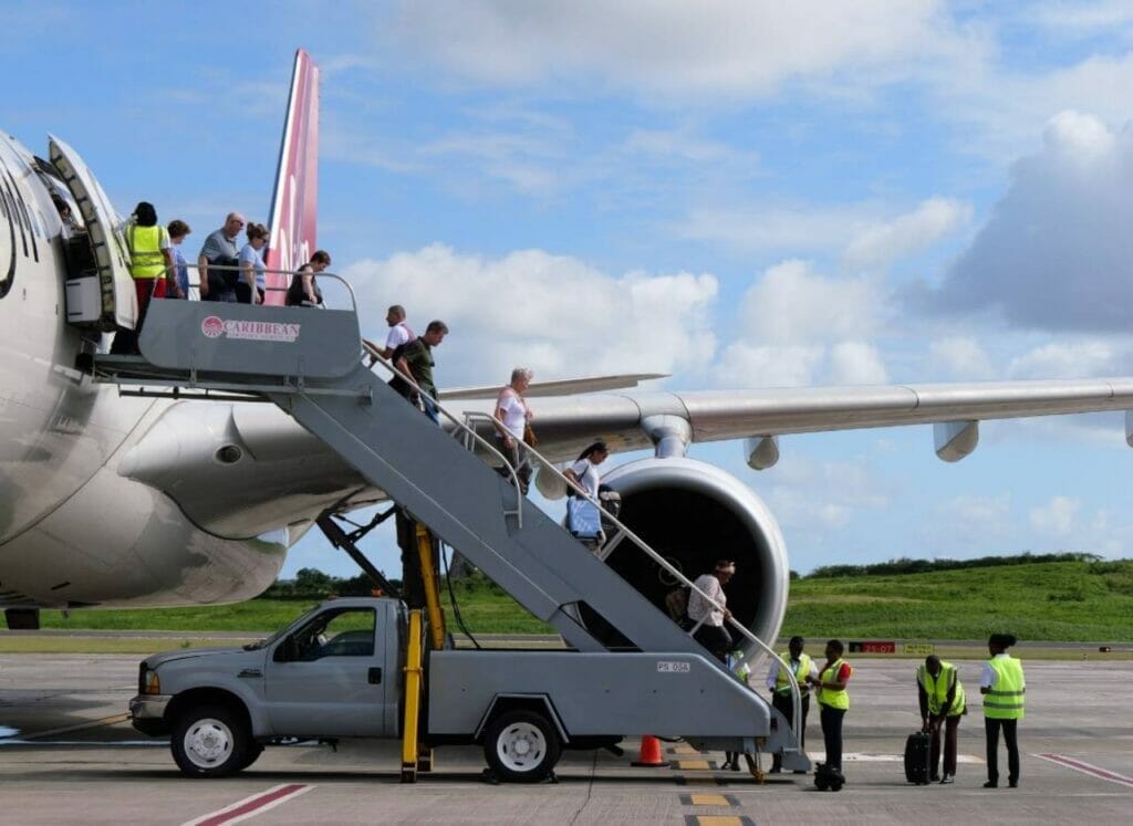 Arriving in Antigua