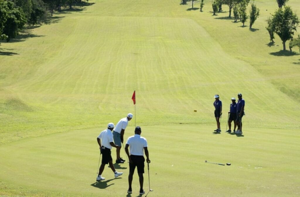 Cedar Valley Golf Club Challenging Course Amidst Tropical Scenery